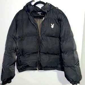 PacSun x Playboy Nylon Puffer Jacket